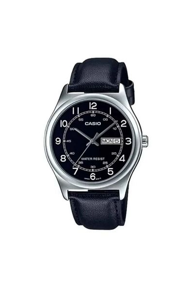 Casio Casio Analog Watch with Leather Strap MTP-V006L-1B2UDF