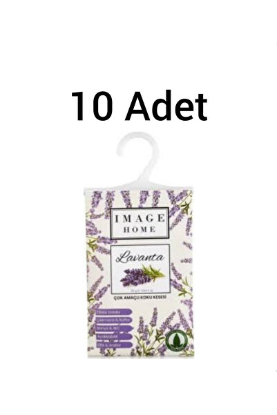 Genel Markalar 10 Adet İMAGE HOME LAVANTA Çok Amaçlı Koku Kesesi Askılı Ayakk...