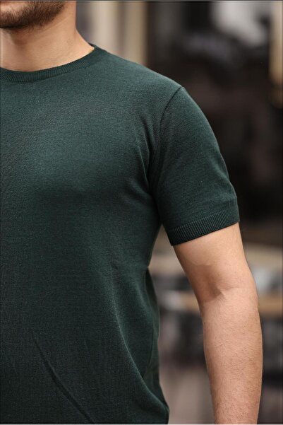 VİP LOKAL Σαπούνι Μωβ Βασικό Πλεκτό Τ-shirt