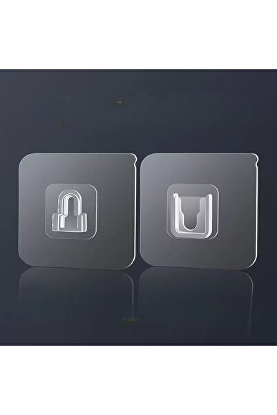 5Pcs Double Sided Adhesive Snap Clip Luggage Fastening Strap Wall Hook Plug Cable Holder