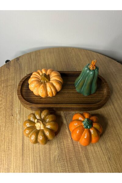 hobitoptancisi 4lü Dekor Bal kabağı Obje El Yapımıdır.