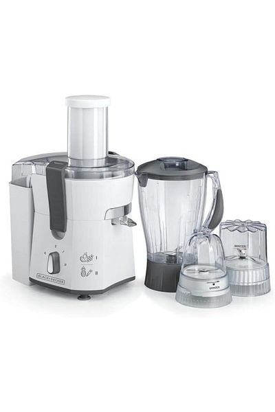 Black&Decker Black & Decker 500W Four-in-One Juicer Blender Mincer & Grinder JBGM600-B5 2 Years Warranty