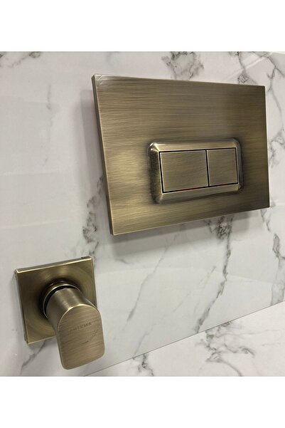 VitrA Loop R 7400680 Koyu Antik Kumanda Paneli & Ankastre Stop Valf