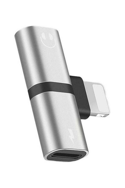 Generic 2 In 1 Lightning Splitter - Silver
