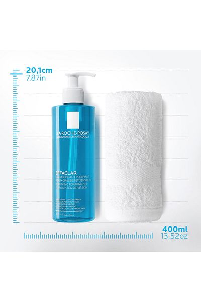 La Rossa La Roche-Posay Effaclar Foaming Gel for Oily and Sensitive Skin - 400ml