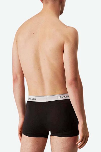 Calvin Klein Herren Slim Fit ägyptische Baumwolle elastische Banli 3 Stück schwarze Boxershorts