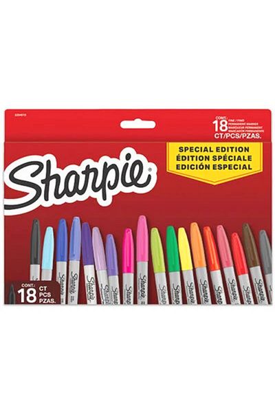 Sharpie Sharpi̇e Fi̇ne Permanent Marker Special Edition 18 Colors