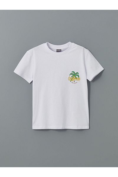 LC Waikiki Νέα σεζόν Crew Neck Boy's Tisort - S5I138Z4