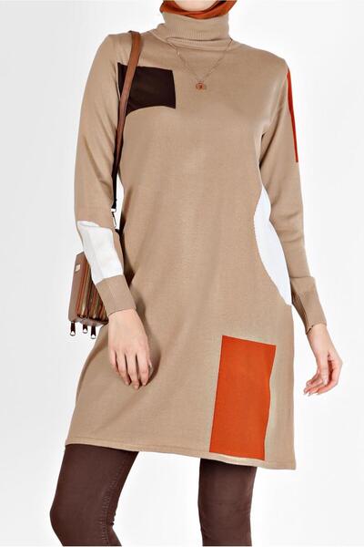 Alvina PATTERNED FISHER COLLAR KNITWEAR TUNIC 42035