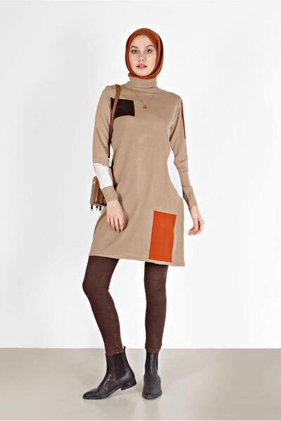 Alvina PATTERNED FISHER COLLAR KNITWEAR TUNIC 42035