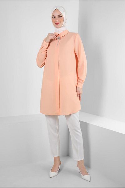 Alvina STONE DETAIL FLAT TUNIC 43816