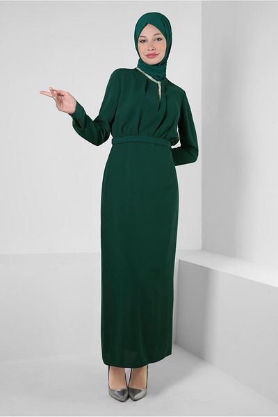 Alvina ROCHIE DE CREPE CU GULER 43614