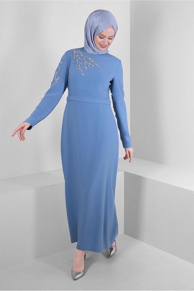 Alvina ROCHIE TĂIATĂ DREPTĂ BRODATĂ CU PIATRĂ 43520