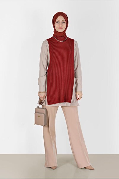 Alvina FISHER COLLAR SELF PATTERNED TRICOT TUNIC 42059