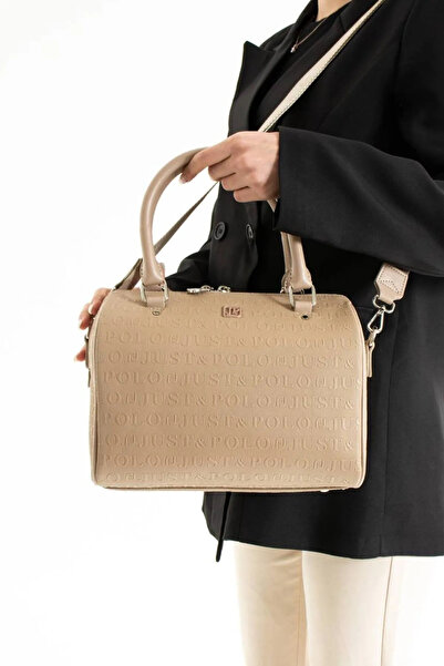 Just Polo Women's Hand and Shoulder Ball Bag Large Suitcase Size Mh6011Mh
