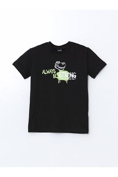 LC Waikiki New Season Crew Neck Boy's T-Shirt - S5Hf45Z4