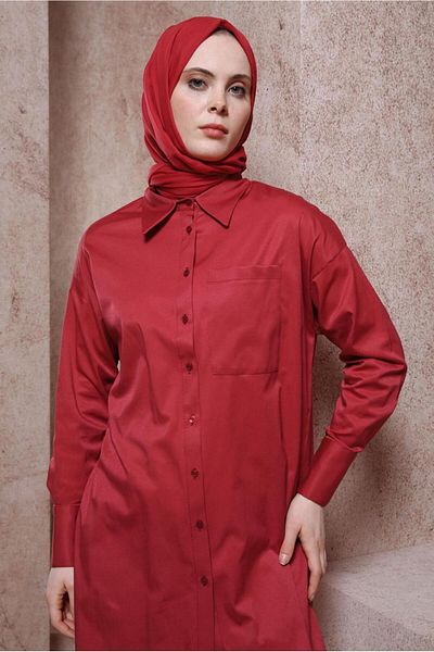 Alvina SATIN SHIRT TUNIC 44421