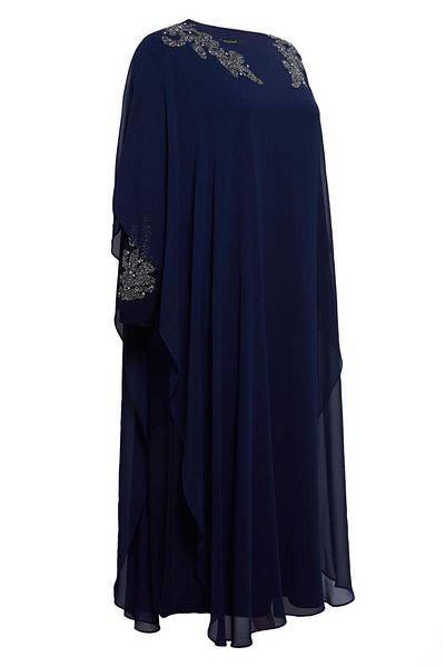 Alvina Φόρεμα σιφόν Cape Plus Size - 20510