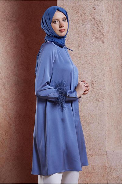 Alvina Tunic 44422 - Feather Detailed