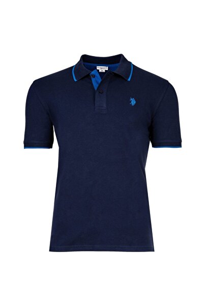 U.S. Polo Assn. Herren Poloshirt mit Kontrast-Details - Piquet, Logo, Cotton ...