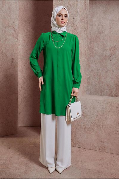 Alvina SHIRT COLLAR TUNIC 44448