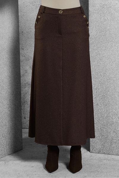 Alvina 60640 Μοντέλο Φούστα με Αξεσουάρ Κουμπιών