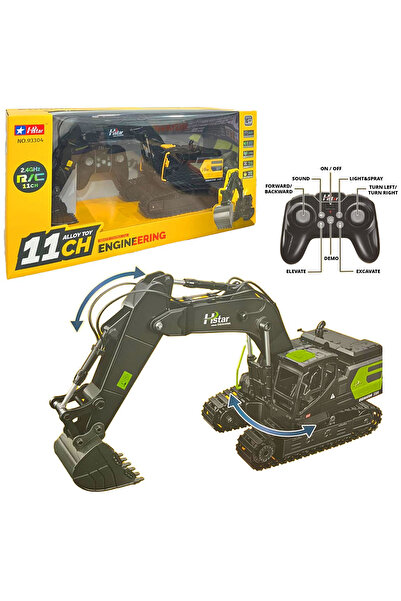 Genel Markalar HSTAR KUMANDALI İŞ MAKİNESİ KEPÇE 11CH R/C F/F 2.4GHZ 1:12 SU ...