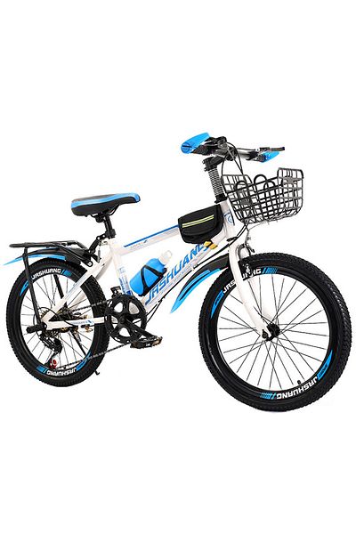 Ma Baby Mountain Bike 24 Inch, 7 Speed Dual Disc Brake Bicycle, for 6-18 Years Boys and Girls