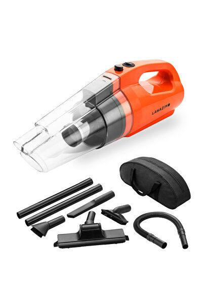 Lawazim مكنسة كهربائية لاسلكية بقوة 100 واط - فلتر من الفولاذ المقاوم للصدأ 5...