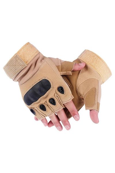 Cantayurdu Γάντια Tactical Protect Half Finger Cay222 XL Size Καφέ