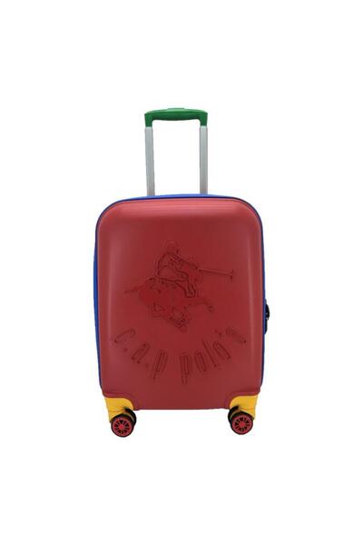 Cantayurdu Cap Polo's Polipropilen Küçük Boy Valiz Kırmızı