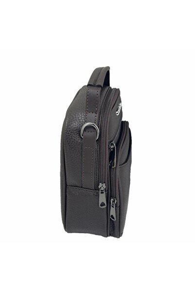 ÇÇS Ççs London 31497 Vegan Deri Omuz Askılı El Çantası Kahve