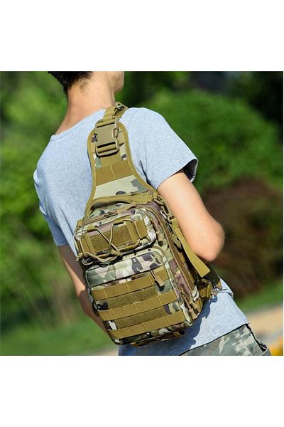 Cantayurdu TK1001 Model Tactical Bodybag - Τσάντα με χιαστί και καμουφλάζ