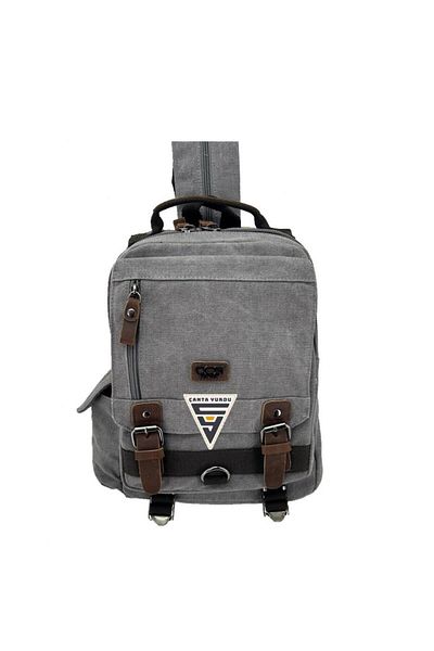 Cantayurdu Ççs 51563 Canvas Cross Strap πλάτη και τσάντα στήθους γκρι