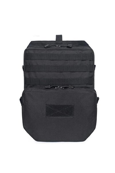 Cantayurdu Taktikal TK1003 Molle Suluk Yelek Eklenti Çantası Siyah