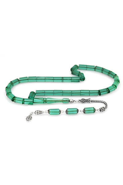 Tesbihane 925 проба срібла з бахромою, вирізана, водорослово-зелена, вогняно-...