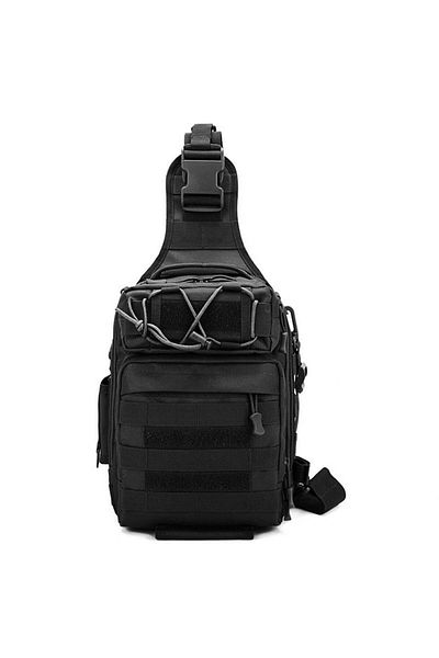 Cantayurdu Tactical Black Bodybag - Τσάντα TK1001 με χιαστί λουράκι