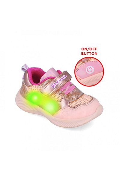 Garvalin Sneakers cu leduri si curcubeu Garvalin 252801, roz Marime: 24