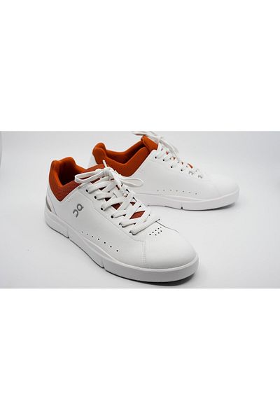 On Running The Roger Advantage 1 White Orange Women 48.98513