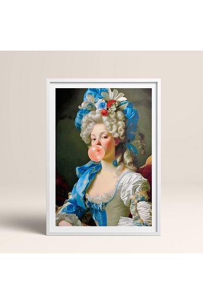HOMEPACK Pictură cu un singur cadru din lemn Pictură poster dintr-o bucată TK/1107