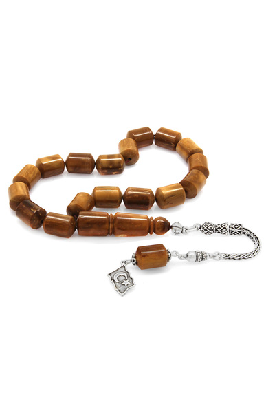 Tesbihane 925 проба срібна капсула з бахромою, вирізана Кука Ефе четка