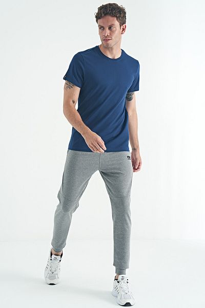 AIR JONES Calvin Indigo Basic Мъжка тениска - 88245