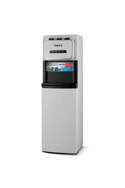 İMPEX Bottom Loading Water Dispenser 3 Temp Hot Cold & Room Water Floor Standing Water Cooler WD3906BLW