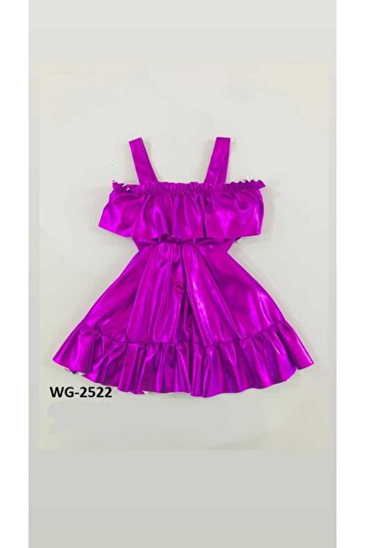 Wogi Parlak Kız Çocuk Elbise