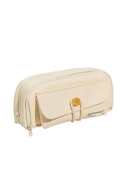 Areos Large and Large Capacity Pencil Case, Makeup Bag Handheld Pencil Case