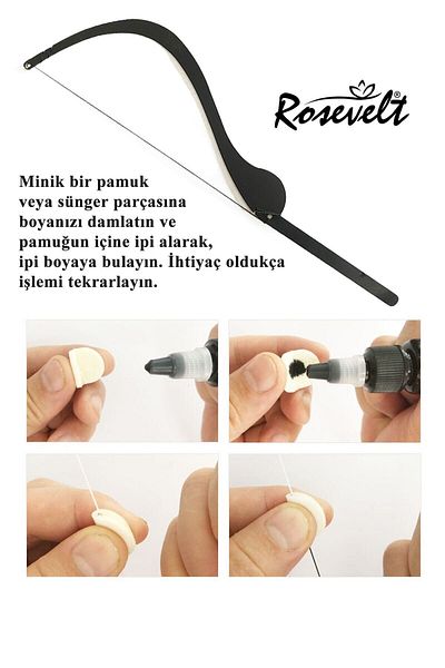 ROSEVELT Eyebrow Measuring Set Gold Ratio - Caliper - Ruler Set of 3