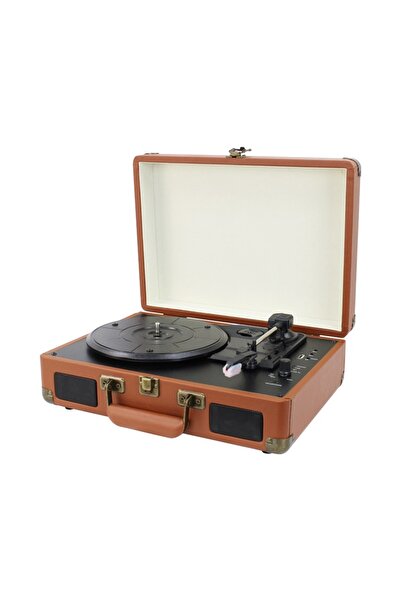 JUNGLEE Nostaljik Pikap Plakçalar 33-45-78 Lik Plak Uyumlu Plak Çalar Bluetooth lu Aux Usb girişli Mp3 Çalar