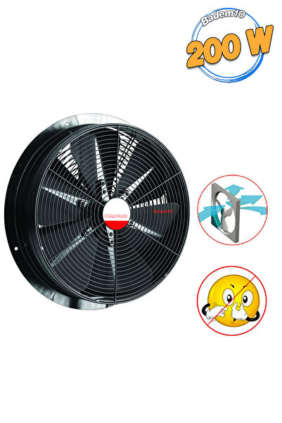Badem10 Havalandırma Aspiratörü 200 W Fanı Metal Fan Monofaze Kirli Hava Kötü...