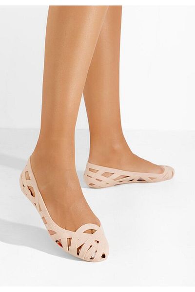 B T Shoes Balerini perforati Latilia nud