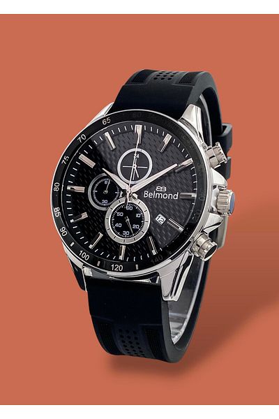 Belmond Original Functions Active 5 Atm Waterproof Silicone Cord Men's Wristwatch